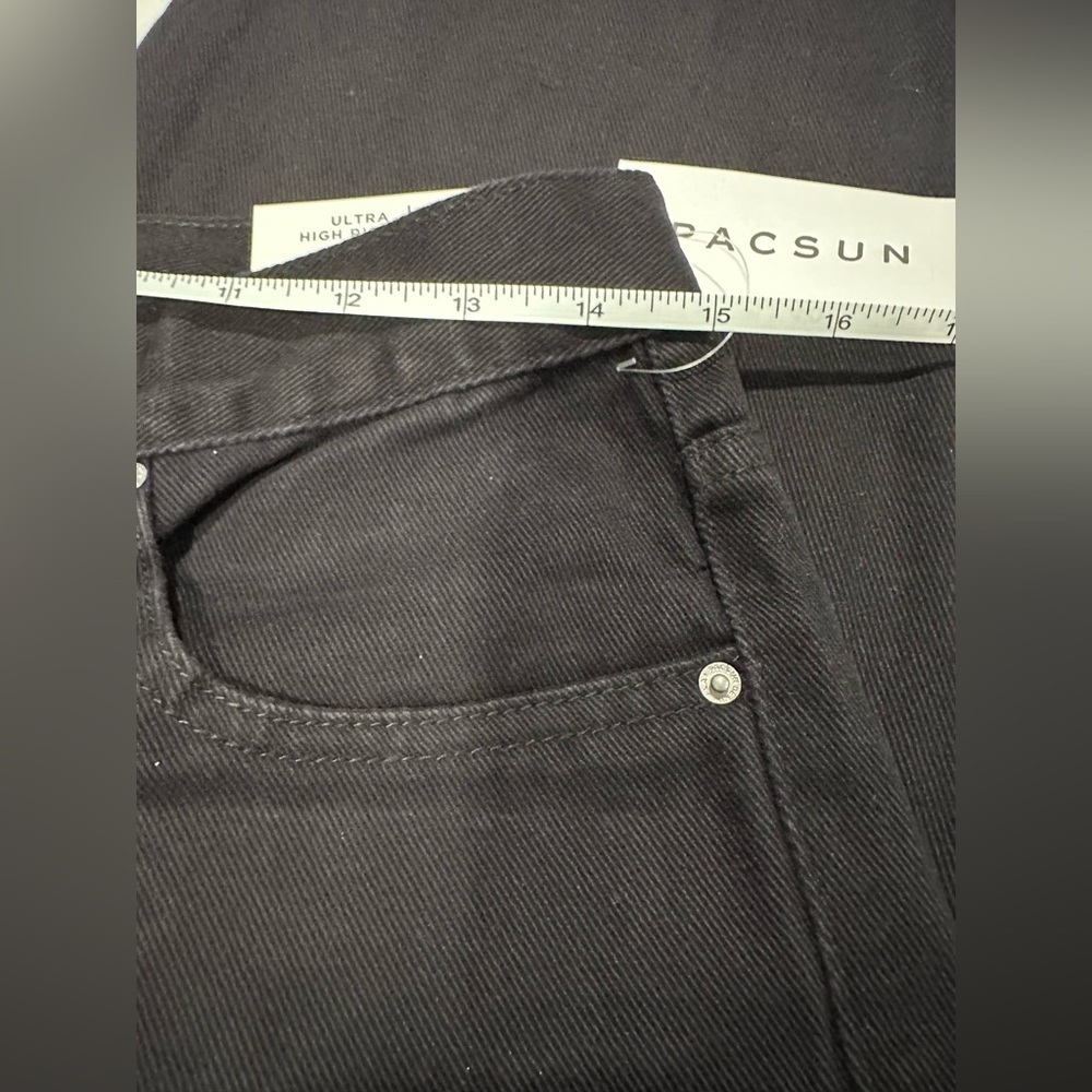 PacSun Butterfly Ultra High Waisted Slim Fit Jeans Size 28 - Picture 14 of 16